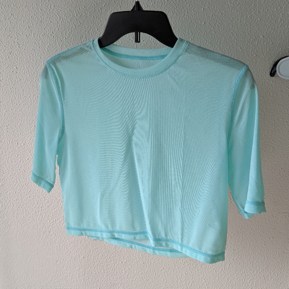 Buffbunny Turquoise Crop Top